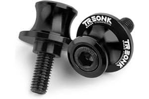 TREONK Supporti per Forcellone Posteriore - M10 Supporti Cavalletto Alluminio per Z750 2006-2017 Z750R 2011-2015 Versys 1000 2012-2015 Versys 650 2003-2014 Ninja250sl 2015-2016 125 Duke 2012-2015