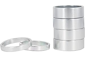 PLATT Alliage Entretoises Set de 6 Pièce,5mm*2 / 10mm*4 pour 1" Vélo 25.4