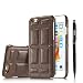 Produktbild iPhone 6 / 6s Hülle, iPhone 6 / 6s Schutzhülle, Alfort 2 in 1 Fashion Design Premium PU Leder Hohe Qualität Tasche Case Cover Kasten Abdeckung für Apple iPhone 6 4.7" Smartphone ( Braun ) + Alfort Schwarz Stylus Pen