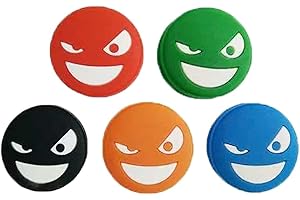 Angeer 5 Pcs of Tennis Vibration Dampener Silicone Racket Shock Absorbers for Strings, Great for Tennis Players, Durable Quality