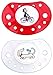 ESSKA Classic Silicone (White/Red, Pack of 2)