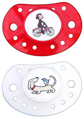 ESSKA Classic Silicone (White/Red, Pack of 2)