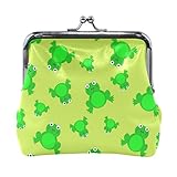 COOSUN Rana patrón de Cuero de la Moneda de Cierre del Embrague Monedero complemento Moneda de...