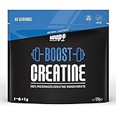 WUP Boost Creatine 40 Servis,%100 Mikronize Kreatin Monohidrat, Aromasız