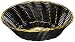 Winco PWBK-8R Round Woven Basket, 8.5-Inch by 2.25-Inch, Black with Gold Trim, 12-Pack RS.3450.00