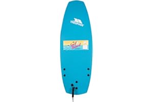 Trespass Gromit - Tavola da surf per principianti con pinne e guinzaglio per gambe