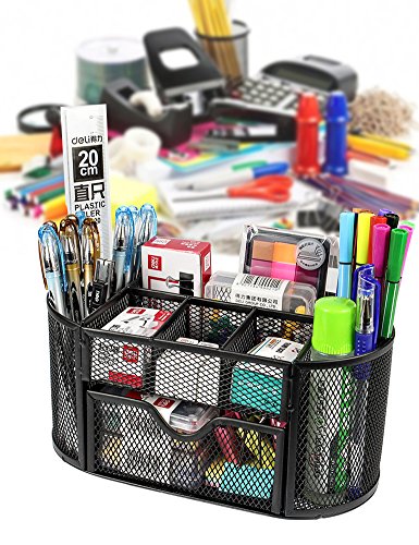 MinYuocom Mesa Escritorio Organizador Caddy Clasificador Colecci n Malla Portal pices con Caj n MZO9783B reviews MinYuocom Mesa Escritorio Organizador Caddy Clasificador Colecci n Malla Portal pices con Caj n MZO9783B