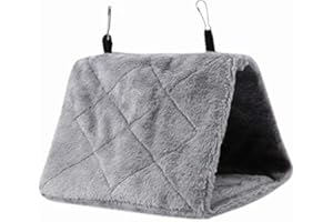 KEERSI Hiver Chaud Bird Nest Maison Refuge pour Parrot Perruche Perruche calopsitte Amazones cacatoès canari inséparables Finch Cage Jouet