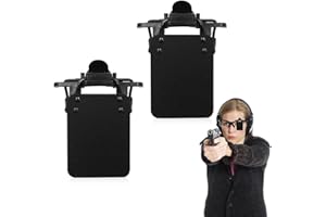 mizikuu 2 PCS Patch pour Lunette de Tir, 4x5cm International Standard Lunettes de Tir pour Sport Réutilisable Lunette de Tir à l'arc Cache Oeil pour Lunettes pour Enfants et Adultes