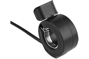Gaeirt Conjunto de Acelerador de Pulgar, Acelerador de Pulgar de 7/8 Pulgadas Duradero y confiable para la mayoría de Las Bicicletas eléctricas con Controladores de Sensor Hall