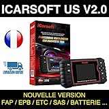 - MISTER DIAGNOSTIC Diagnose OBD OBD2 - iCarsoft US V2.0 - kompatibel mit GM Ford Jeep