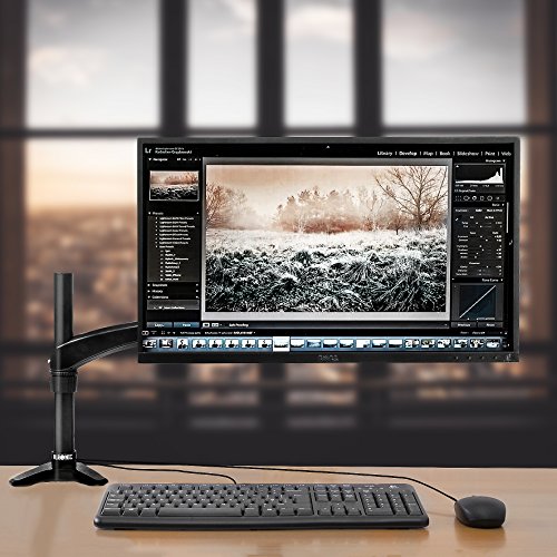 Duronic DM551X2 Monitor-Tischhalterung für einen LCD/LED Computer Bildschirm / Fernsehgerät mit Neig, Schwenk und Rotierfunktion - 2