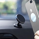 ♠ Magnéticos Potente: Incluyendo 4 imanes de neodimio, los nuevos imanes de diseño proporcionan un fuerte magnetismo para sostener los teléfonos celulares cada vez más grandes. Puede sostener su teléfono constantemente incluso en caminos con baches.