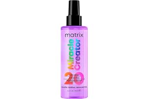 Matrix Miracle Creator 20-in-1 Multi-Benefit Leave-In Treatment Spray, Heat Protection up to 230°C and Detangler, 190ml, For 
