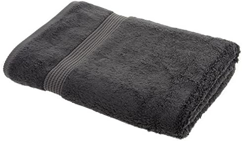 Bamboo Bliss Slate Grey Bamboo Luxury Bath Sheet Plush Soft Bathroom Bath Linen Large Towel 90 x 165cm