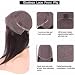 S-noilite® 100% Brazilian Virgin Human Hair Wig Body Wave Wavy with Baby Hair Remy Remi Hair Glueless Lace Wigs for Women 130% Density (12")