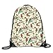 Produktbild show best Born to Meow Drawstring Gym Bag for Women and Men Polyester Gym Sack String Backpack for Sport Workout, School, Travel, Books 14.17 X 16.9 inch