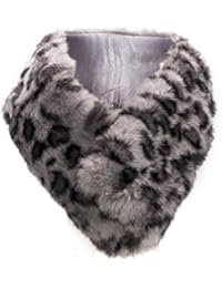Zerimar Bufanda pelo de conejo Color gris
