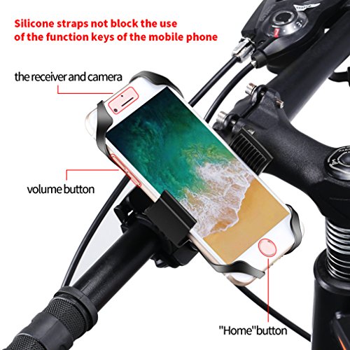 Fahrrad Handyhalterung, Ipow Universal Handy Halterung mit robustem Metall Sockel Outdoor Fahrradhalterung, 360°Drehbare Handyhalterung, geeignet für iphone X/ 8/ 7 Plus/ 6s Plus/ 6/ 5s, Samsung Galaxy Samsung Galaxy S6 / S5 / S4, Samsung Galaxy Note 4 /Note 3/Note 2, HTC One X/M8/X+ Fahrrad Handyhalterung, Ipow Universal Handy Halterung mit robustem Metall Sockel Outdoor Fahrradhalterung, 360°Drehbare Handyhalterung, geeignet für iphone X/ 8/ 7 Plus/ 6s Plus/ 6/ 5s, Samsung Galaxy Samsung Galaxy S6 / S5 / S4, Samsung Galaxy Note 4 /Note 3/Note 2, HTC One X/M8/X+