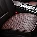 Produktbild ZHIXX MALL Auto Sitzkissen Universal Sitzauflagen Autositzbezüge Anti-Skid Kissen PU (Braun)