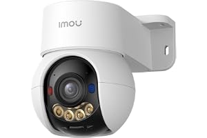 Imou 3K Utomhus WiFi-kamera, Färg Nattvision, 5MP Wi-Fi-kamera Utomhus 360°, Intelligent Spårning, Mänsklig/Fordonsdetekterin