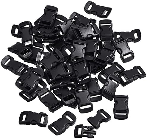Gadicto - Plastic Mini Buckles 3/8 - paracord buckles - 50pcs - side release clips