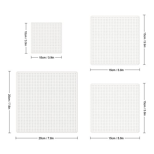 Decdeal 4St Silikon Frischhalte-Deckel Stretch-Deckel für Dosen, Schüsseln, Becher, usw. - 2