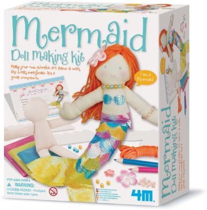 Make Your Own - Doll Making Kit - Mermaid - Girl Girls Kids Children Child - Creating Kit - New for 2015 Christmas Xmas Gift Present Fun Games & Toys Idea Age 8+