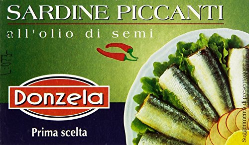 Donzela - Sardine Piccanti, all'Olio di Semi, 125 g