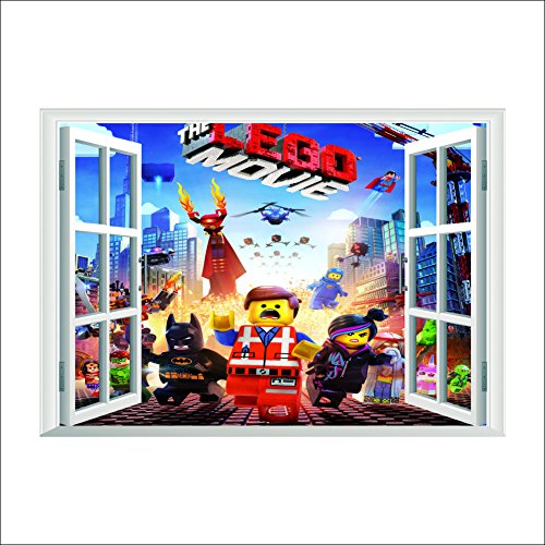 Preisvergleich Produktbild The Lego Movie, Film-Wandtattoo