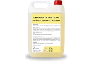 PROQUIMAR Limpiador de Tapicerías y Alfombras 5L – Limpieza Manual para Moquetas, Telas y Tapicerías – Uso Profesional y Doméstico – Eficaz Contra Manchas y Olores