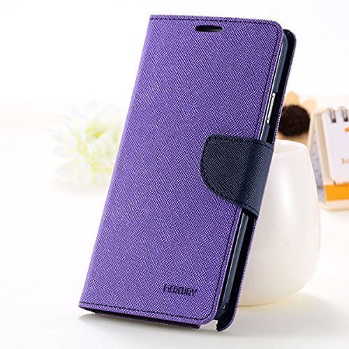 First 4 Covers For Samsung Galaxy Grand Prime Back Cover & Front Cover Wallet Diary Case (Purple) - Amazon