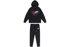 YOUPO Tuta Trapstar Uomo Ricamata Donna 2 Pezzi Completo Trapstar London Unisex Felpa Con Cappuccio In E Pantaloni Trapstar Tuta Jogging Sportiva Set Autunno Inverno