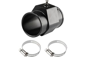 JNNJ Giunto Di Temperatura Dell'acqua, Adattatore Sensore Temperatura Tubo, Tubo Giunto Temperatura Dell'acqua Dell'auto, Auto Acqua Temperature Giunto Tubo Sensore Manometro Adattatore(40mm)
