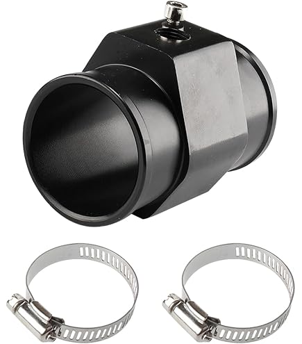 Adattatore Per Sensore Temperatura Acqua Moto - Tubo Flessibile 18 Mm, Nero | Per Refrigerazione, Con Morsetti - Foto 7