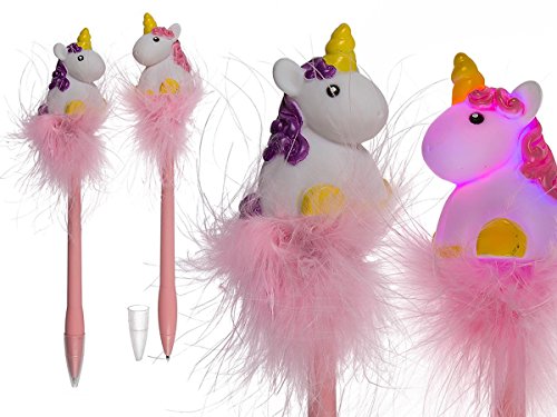 Preisvergleich Produktbild Close Up Einhorn LED-Kugelschreiber 2-er Set