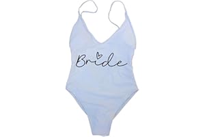 LXURY Bikini Triangolo Donna Team Bride Female Thong Imbottito Costume da Bagno Un Pezzo Spiagge Donne Costumi da Bagno Backless Bather Beachwear