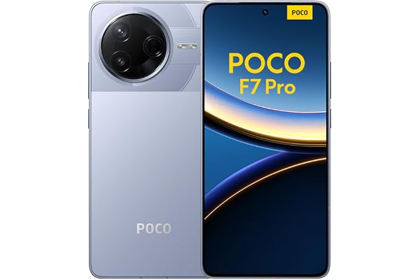 POCO F7 PRO , 12 + 256, blått, 6 000 mAh batteri, 90 W Hypercharge, Xiaomi HyperAI