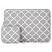 Produktbild MOSISO Sleeve Hülle nur Kompatibel MacBook 12 Zoll A1534 mit Retina Display 2017/2016/2015 Freisetzung, Canvas Geometrisches Muster Laptoptasche Notebooktasche mit klein Fall, Grau Vierpass