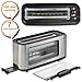 Produktbild Edelstahl-Toaster mit Glas-Sichtfenster, Brotröster mit 7 Röststufen und extra Baguettefunktion