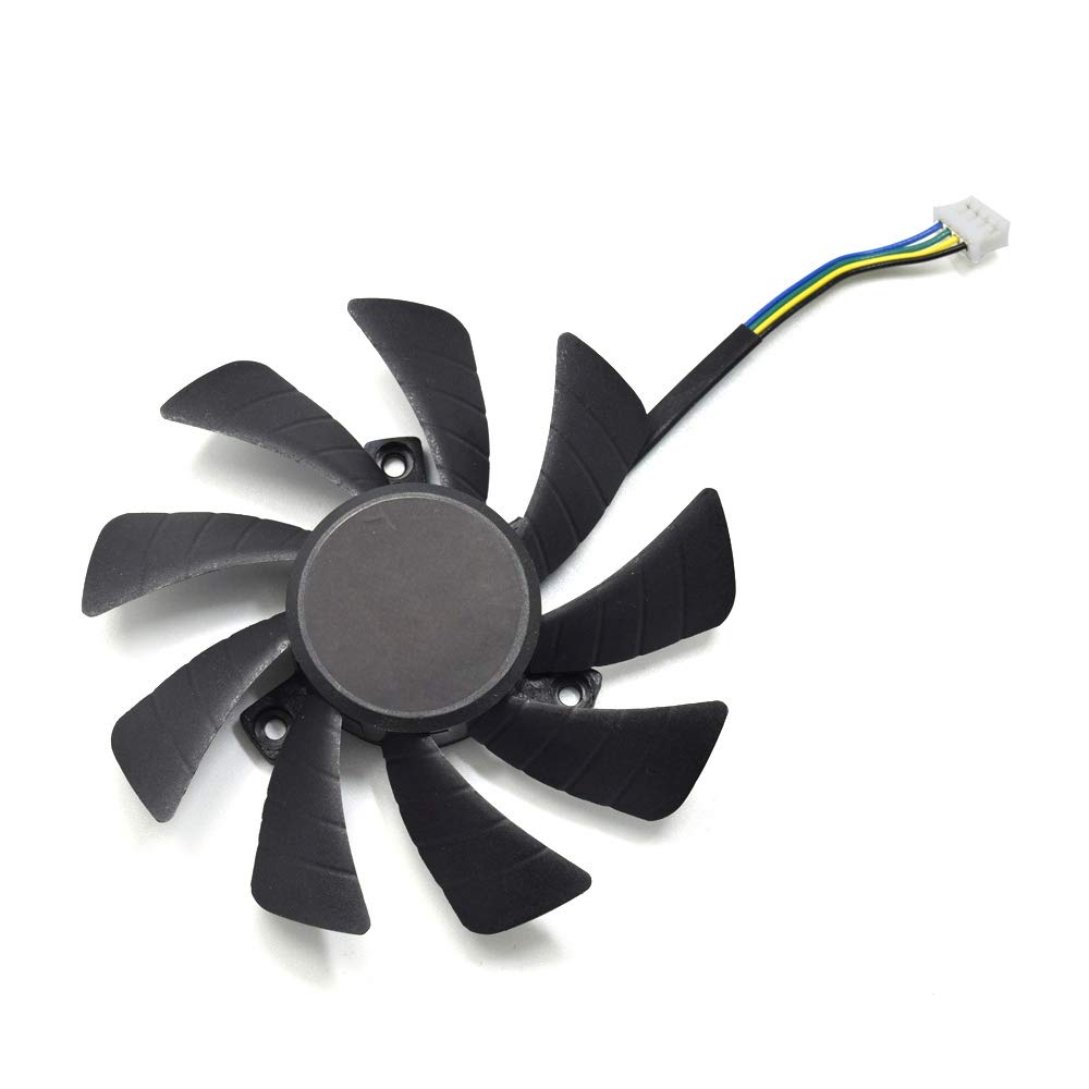 inRobert T129215SH 0.3AMP Video Card Fan Replacement for ZOTAC GTX 1060 Mini, 85mm, Desktop