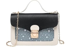 ANPTER Bolso Bandolera Mujer Bolso Pequeño Mujer Bolso de Hombro Pequeña Nuevo Modelo Cadena Cruzado Crossbody Bag para Niña Cuero PU Bolsos Mano para Teléfono Móvil