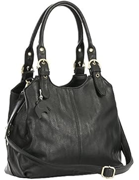 BHSL Mehrfachtaschen Mittlere Größe Umhängetasche - Mit Branded Schutztasche und Charm 27x24x12 cm (BxHxT)