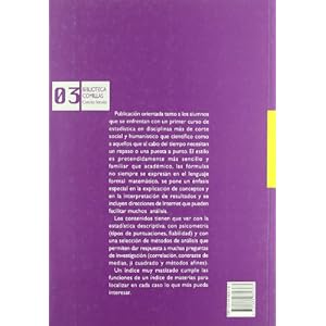 Estadística aplicada a las ciencias sociales (Biblioteca Comillas, Ciencias Sociales)