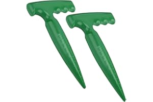 LIJUANWANG Plantoir à bulbes,2 Pièces Plantoir à Main Traditionnel,Plantoir Tout,semoir Pratique,pour Faire des Trous permettant de Mettre en Terre Les Jeunes Plantes et Les jardinières