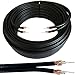 Produktbild 25 m Twin 2 x WF65 Zwillingskabel dünn Koaxial schwarz Kabel – Shotgun SAT-/Antennen Sky Plus/HD Freesat – Drum – Cablefinder