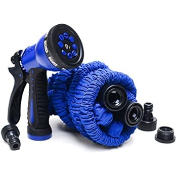 New XHOSE 75ft Expandable Garden Hose To 3 Times Its Size Auto Retract