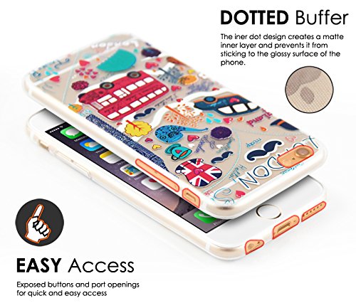 iPhone 6S Case, Clear Transparent Princess Case and Screen Protector for iPhone 6S/6 [4.7] [White Alice] Case Buddy â„¢