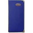 2026 Slim Line Week to View Padded Diary Metal Corner Case Bound (Blue)