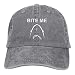 Produktbild Bite Me Shark Denim Hat Adjustable Men Snapback Baseball Cap
